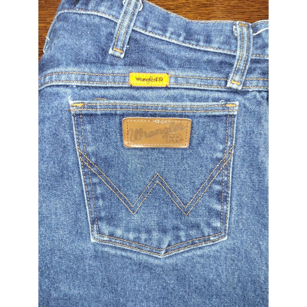 Wrangler FR Jeans 35x36 FR13MWZ Flame Resistant Cowboy Cut Work Denim - Picture 4 of 6